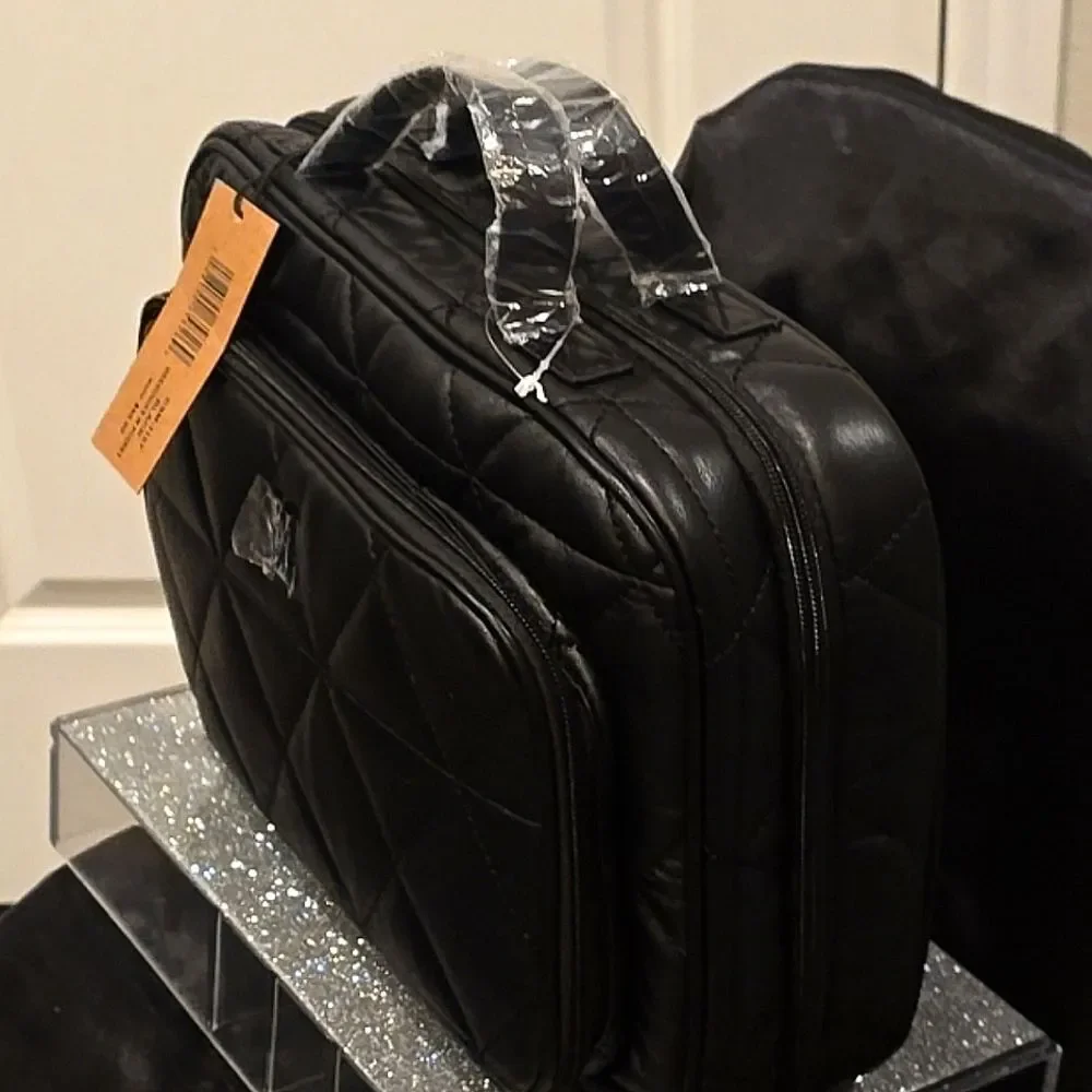 Steve Madden Quilted Weekender‎ w/Pocket- Black